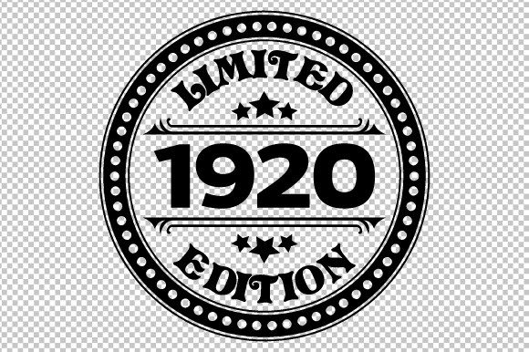 Download Limited Edition 1920 SVG EPS PNG - 1920 Collection