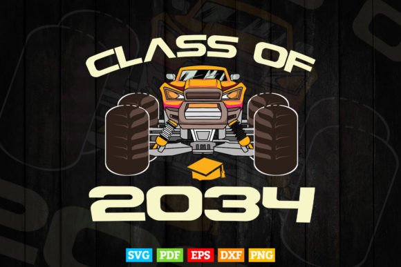 Download Monster Truck Class of 2034 Grow with - 2034 Collection
