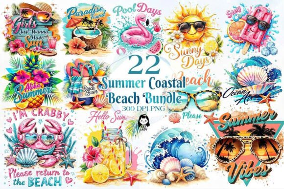 Download Summer Coastal Beach Clipart - Beach clipart Collection