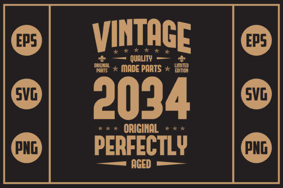 Download Vintage 2034 Original Perfectly Aged - 2034 Collection